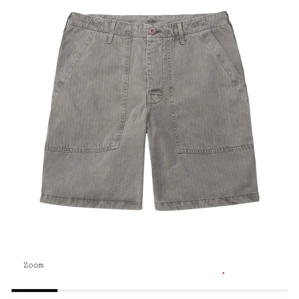 HERRINGBONE CAMP SHORT - FADED BLACK